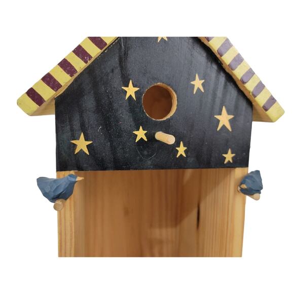 Williraye Studio Creche (only) For 8 pc Nativity- 15" with two birds / perch - Picture 5 of 6